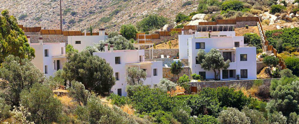 ekoturism semester på Kreta Grekland - miljövänliga stugor och villor boende